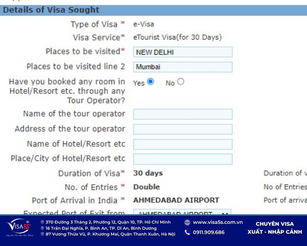 E-visa Ấn Độ 2026: Điều kiện & Cách điền đơn xin visa Ấn Độ online chi tiết 12 Xác minh lịch trình di chuyển đến Ấn Độ trực tuyến