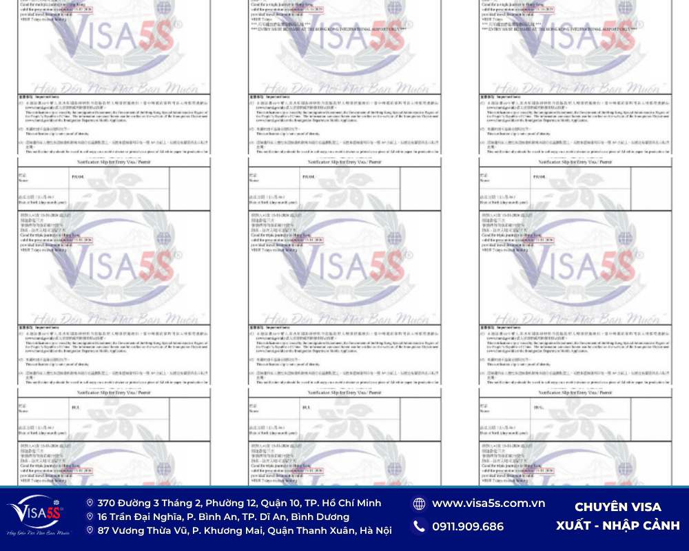 Quy trình xin visa công tác Hong Kong chi tiết dễ thực hiện.