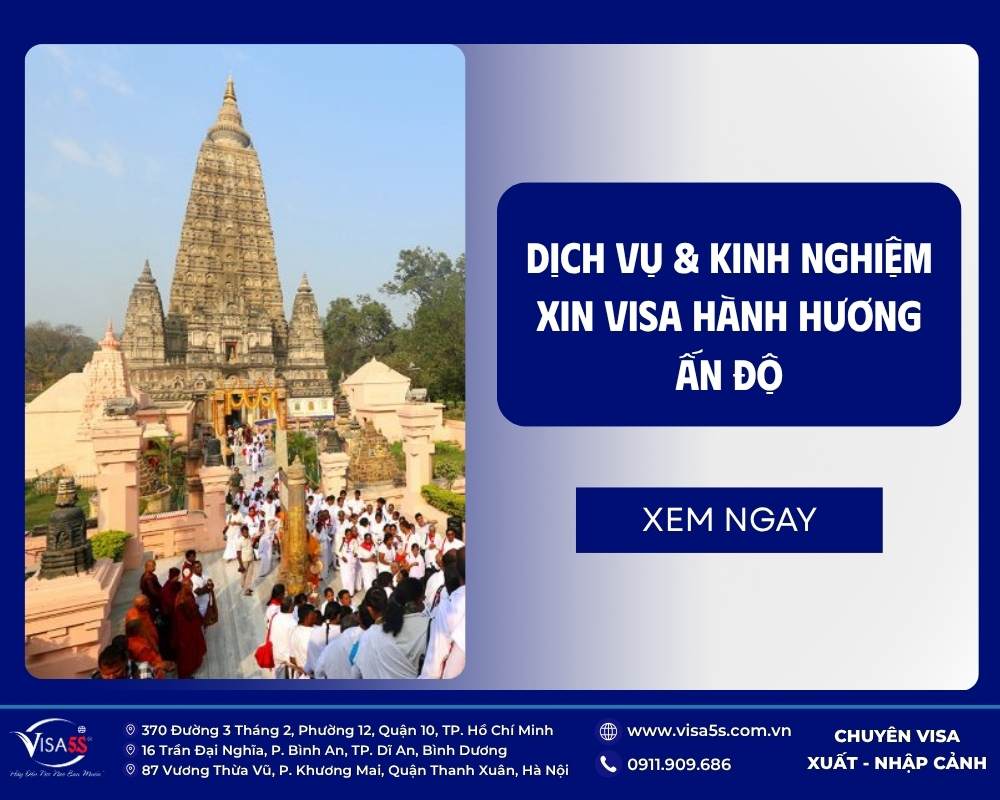 Kinh nghiệm xin visa hành hương Ấn Độ mới nhất 6 Visa hành hương ấn độ