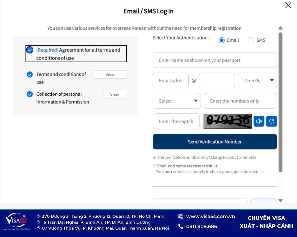 Hướng dẫn đặt lịch hẹn visa Hàn Quốc online chi tiết 2026 20 Hướng dẫn điền thông tin chi tiết để đăng ký lịch hẹn visa Hàn Quốc.