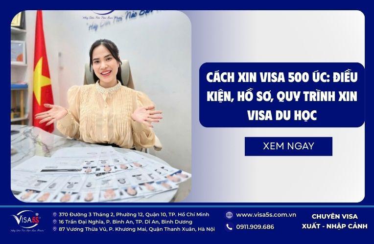 Visa 500 Úc: Điều kiện, Quy trình hồ sơ xin visa du học mới nhất 7 visa-500-uc-1