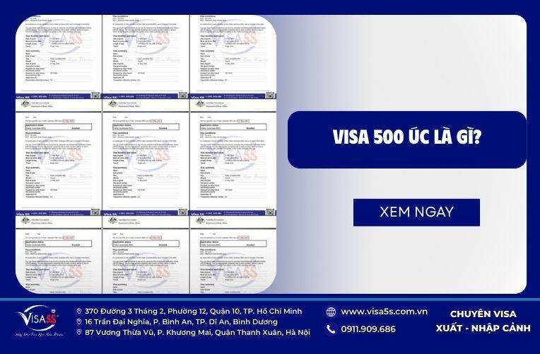 Visa 500 Úc là gì?