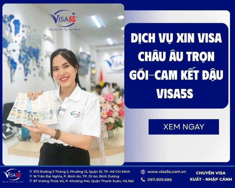 Dịch vụ làm visa Châu Âu trọn gói giá rẻ tại TPHCM 2026 - Cam kết tỷ lệ đậu cao