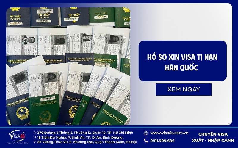 Hồ sơ xin visa tị nạn Hàn Quốc, giấy tờ bổ sung cần thiết cho các loại visa G1