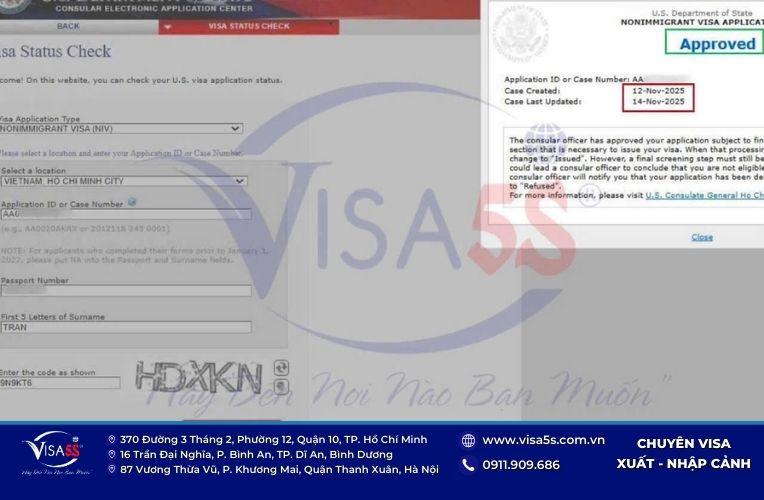 quy trình thủ tục xin visa quá cảnh Mỹ (visa transit) tại Visa5S