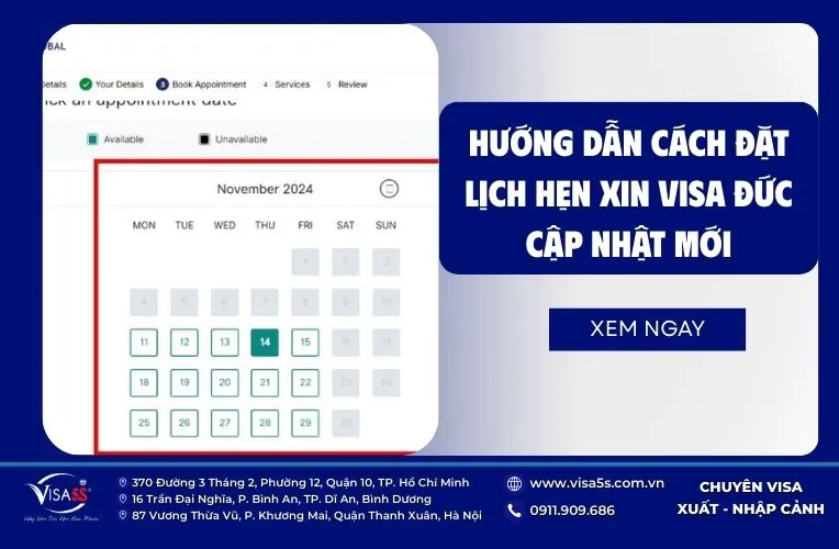Hướng dẫn cách đặt lịch hẹn xin visa Đức online dành cho người mới 17 Hướng dẫn cách đặt lịch hẹn xin visa Đức cập nhật mới