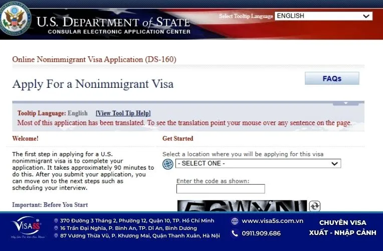 Thủ tục các bước xin visa Mỹ từ Canada dễ thực hiện