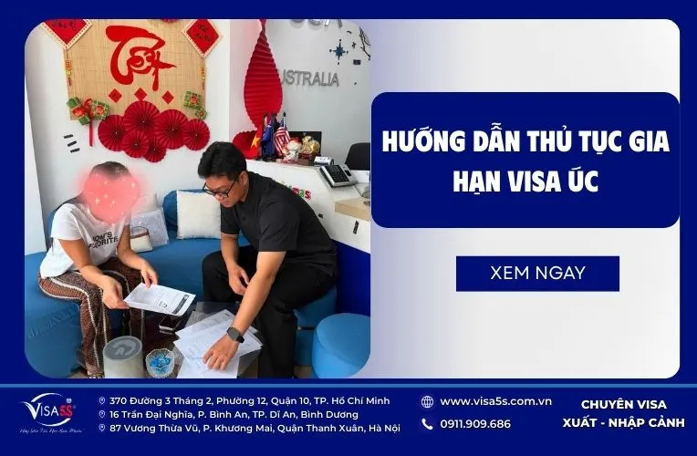 Hướng dẫn quy trình thủ tục gia hạn visa Úc