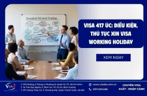 Visa 417 Úc: Điều Kiện, Thủ Tục Xin Visa Working Holiday