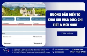 Hướng dẫn điền tờ khai xin visa Đức: Chi tiết & Mới nhất