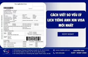 Cách Viết Sơ Yếu Lý Lịch Tiếng Anh Xin Visa Mới Nhất
