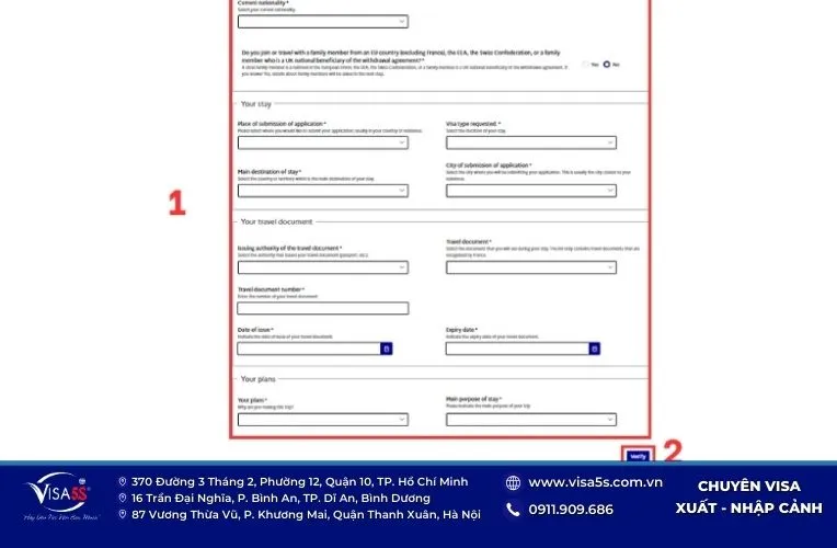 Điền biểu mẫu