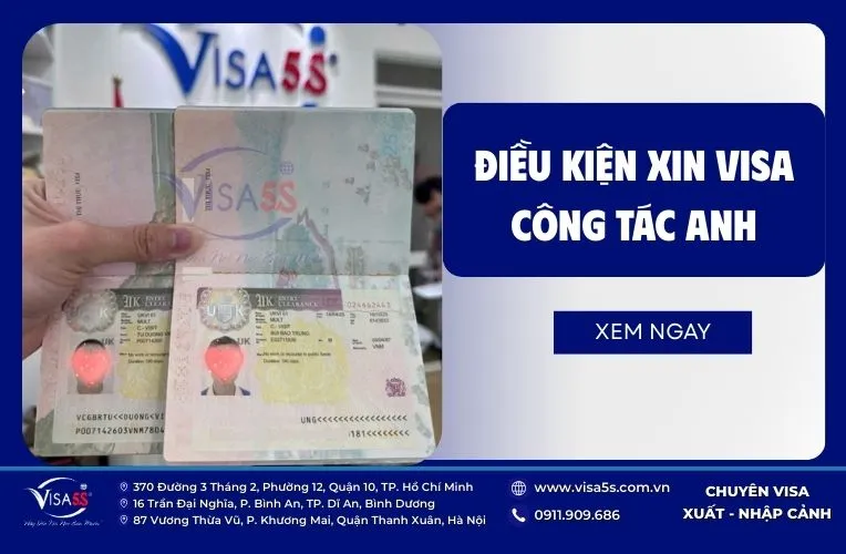 Điều kiện xin visa công tác Anh (UK)