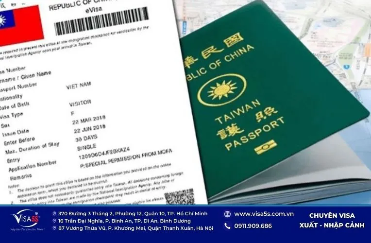 Hồ sơ xin visa thăm thân Đài Loan