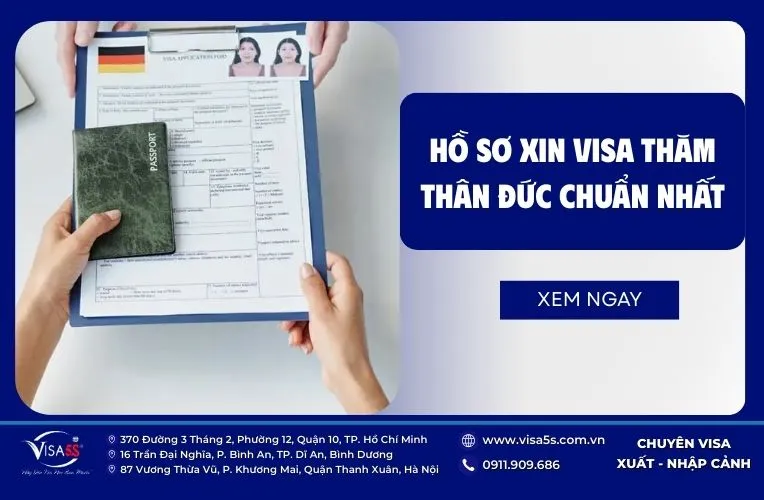 Hướng Dẫn Xin Visa Thăm Thân Đức: Điều Kiện, Thủ Tục Mới Nhất 8 Hồ sơ xin visa thăm thân Đức với các giấy tờ cần chuẩn bị