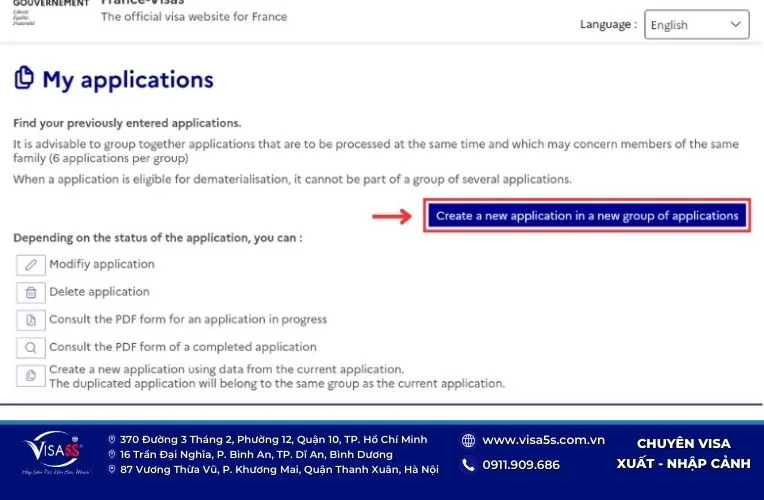 Tiếp tục thực hiện hồ sơ xin visa