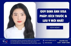 Quy định ảnh visa Pháp: Kích thước & Lưu ý mới nhất