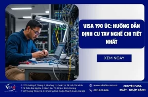 Visa 190 Úc: Hướng dẫn định cư tay nghề chi tiết nhất 2026