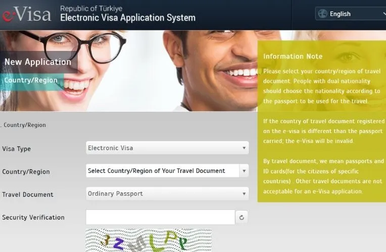 Bắt đầu xin thị thực điện tử Thổ Nhĩ Kỳ