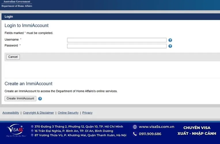 Hướng dẫn tra cứu kết quả visa Úc - Check visa Úc 13 Chẹck visa Úc qua hệ thống ImmiAccount