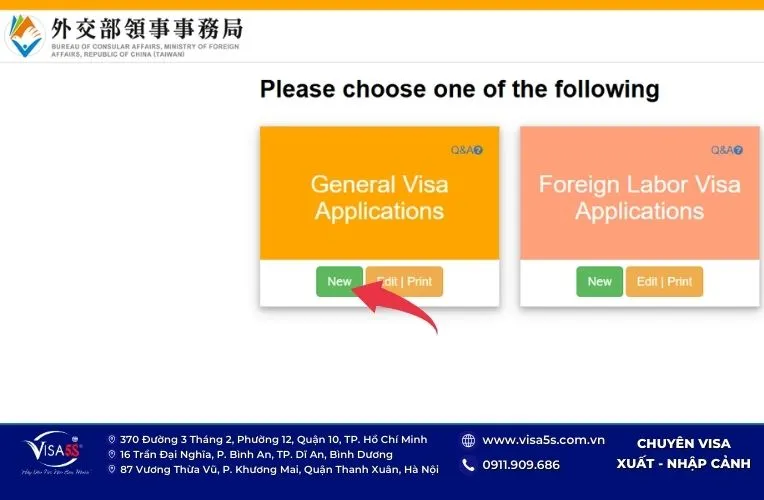 Chọn loại visa Đài Loan  phù hợp với mục đích