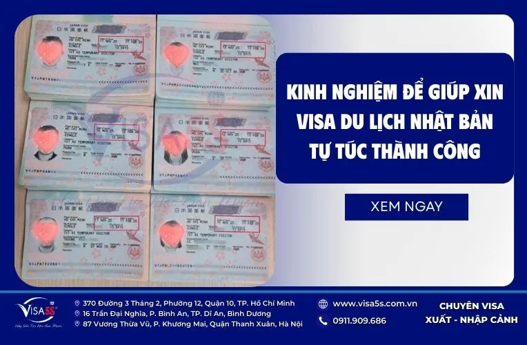 Kinh nghiệm xin visa Nhật Bản nâng cao tỷ lệ đậu hồ sơ