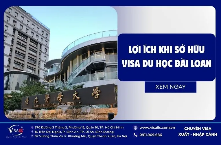 Lợi ích khi sở hữu visa du học Đài Loan