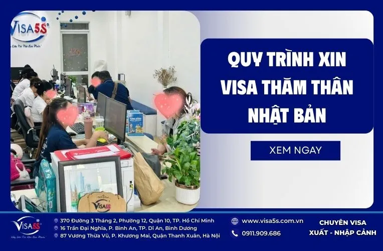 Quy trình xin visa thăm thân Nhật Bản chi tiết
