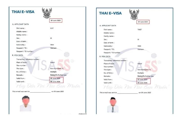 Thời gian nhận kết quả dịch vụ xin visa Thái Lan