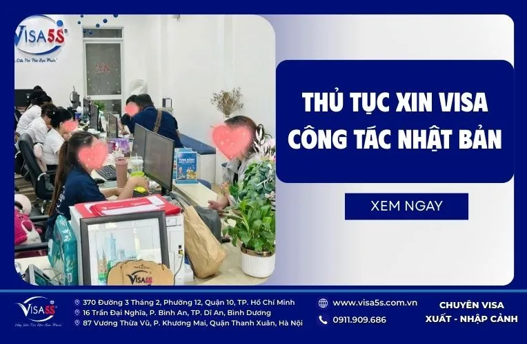 Thủ tục xin visa công tác Nhật Bản
