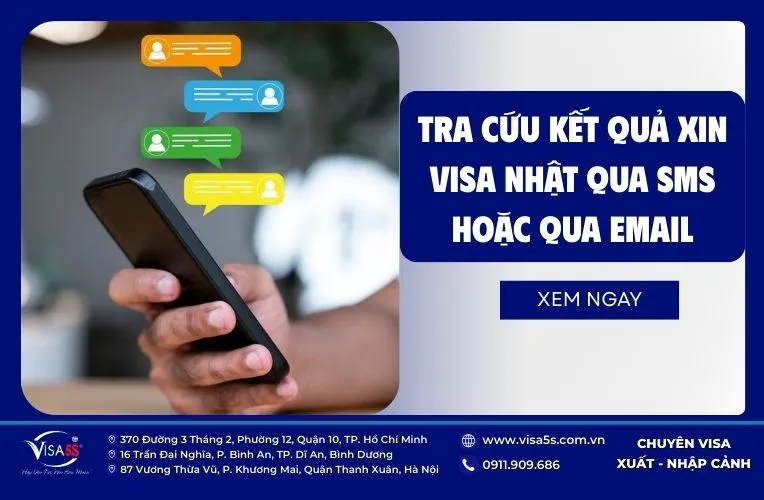 Các Cách Kiểm Tra Kết Quả Visa Nhật Bản Online Chính Xác Nhất 6 Tra cứu kết quả visa Nhật bản qua SMS hoặc email