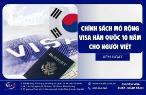 Chính sách mở rộng visa Hàn Quốc 10 năm cho người Việt