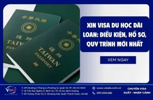 Xin visa du học Đài Loan: Điều kiện, hồ sơ, quy trình mới nhất