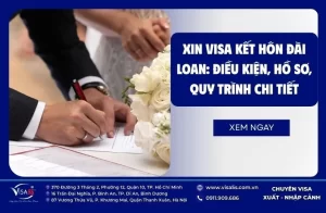Xin Visa Kết Hôn Đài Loan: Điều Kiện, Hồ Sơ, Quy Trình Chi Tiết