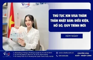 Thủ tục xin visa thăm thân Nhật Bản: Điều kiện, hồ sơ, quy trình mới