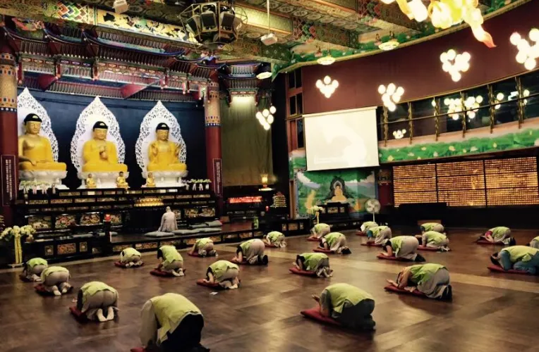 108 bái (Prostrations) tại Hàn Quốc
