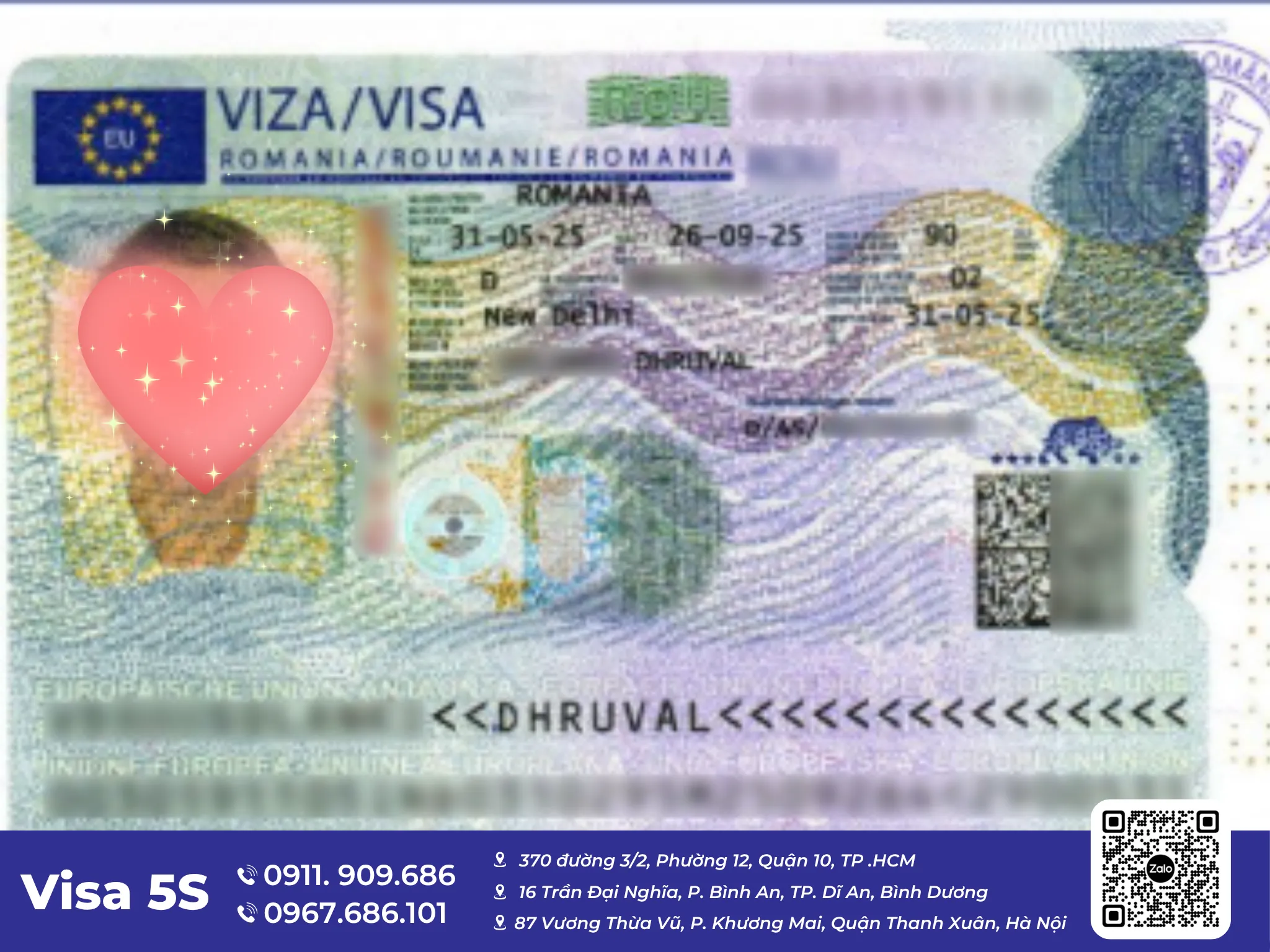 Hồ sơ cần cung cấp cho dịch vụ làm visa Romania