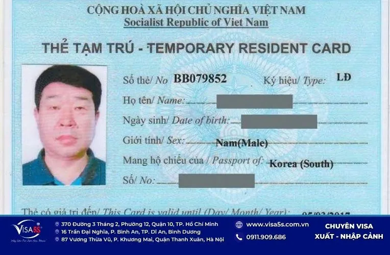 Tại sao nên chọn dịch vụ làm thẻ tạm trú cho người nước ngoài tại Visa5S