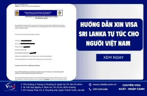 Hướng dẫn xin visa Sri Lanka tự túc cho người Việt Nam