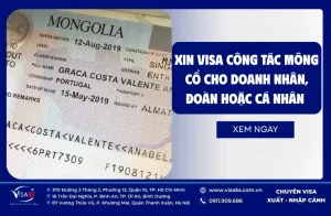 Xin visa công tác Mông Cổ cho doanh nhân, đoàn hoặc cá nhân