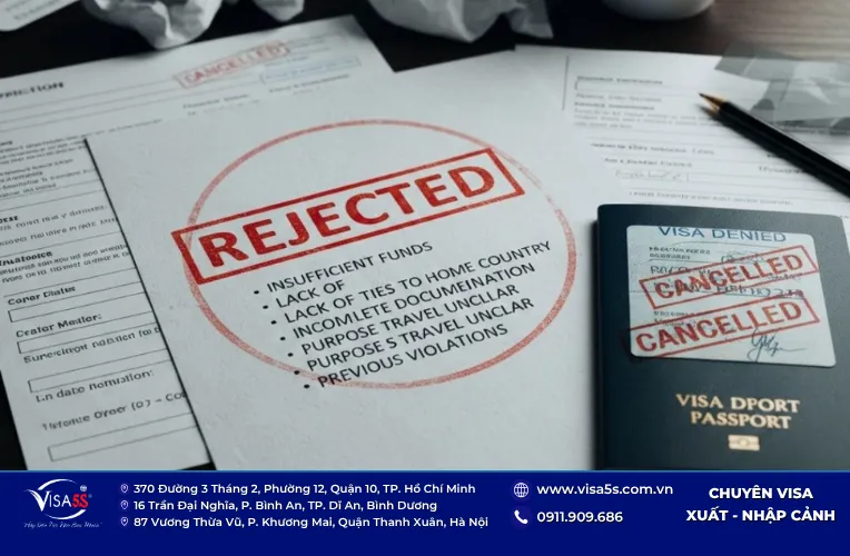 Visa Thái Lan có bị từ chối không?