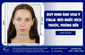 Quy Định Ảnh Visa Ý (Italia) Mới Nhất: Kích Thước, Phông Nền