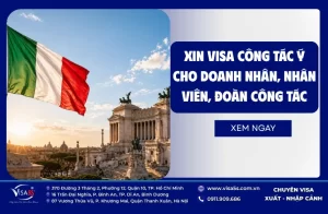 Xin visa công tác Ý cho doanh nhân, nhân viên, đoàn công tác