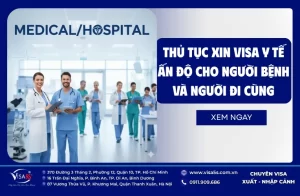 Thủ tục xin visa y tế Ấn Độ cho người bệnh và người đi cùng