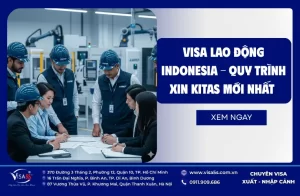 Visa Lao Động Indonesia – Quy Trình Xin KITAS Mới Nhất