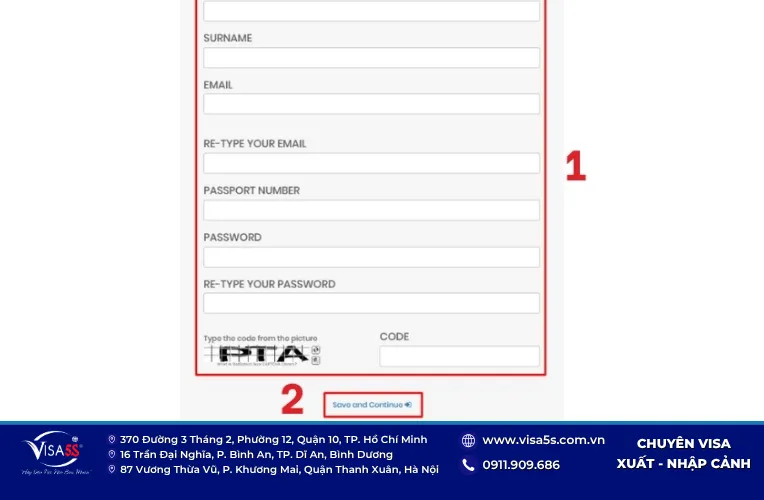 Hướng Dẫn Đăng Ký E-visa Pakistan Online Chi Tiết 12 Tạo tài khoản xin visa Pakistan