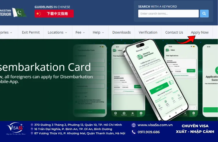 Hướng Dẫn Đăng Ký E-visa Pakistan Online Chi Tiết 11 Truy cập hệ thống để đăng ký xin visa