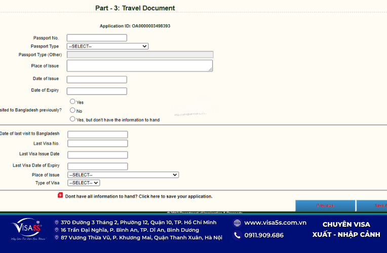 Tờ Khai Xin Visa Bangladesh: Hướng Dẫn Điền Đúng Chuẩn Từ A–Z 11 to-khai-xin-visa-Bangladesh-5