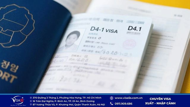 Visa D4 1 Hàn Quốc: Hướng dẫn chi tiết hồ sơ và thủ tục xin mới nhất 7 visa-d4-1-2